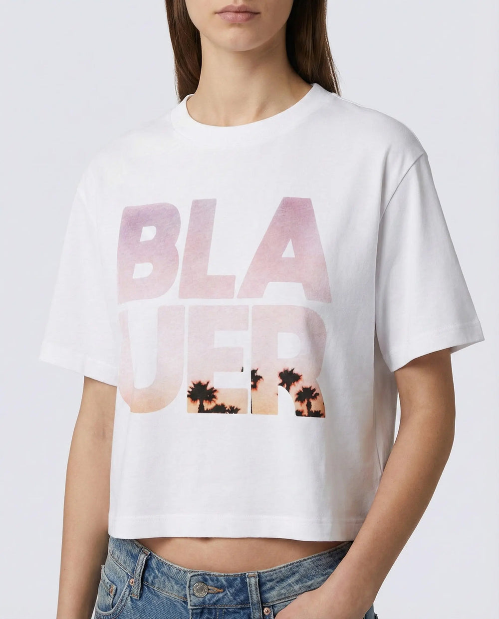 T Shirt Blauer Donna Bianco Blauer