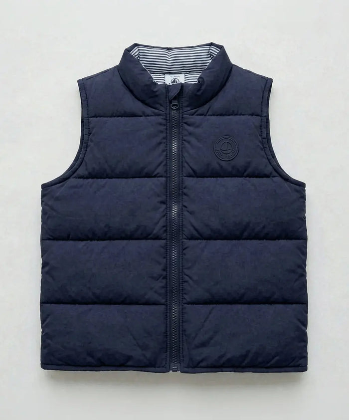 PIUMINO SENZA MANICHE TRAPUNTATO BEBÈ PETIT BATEAU Petit Bateau