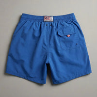 Costume Uomo Blu MC2 Saint Barth | Tinta Unita & Logo Arancio Mc2 Saint Barth