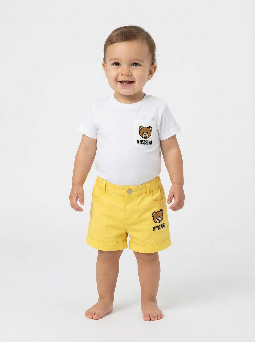 Moschino Bambino Neonato | Completo T Shirt e Pantaloncini | Moschino Kids Outlet Moschino Kids Neonato