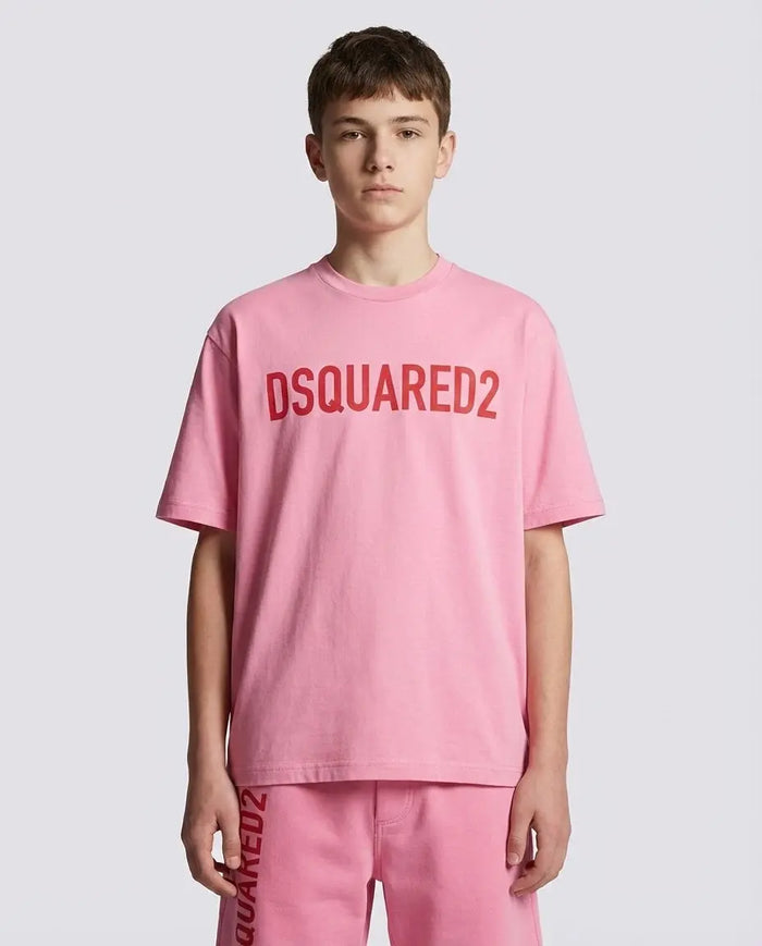 T Shirt Dsquared2 | Cotone Organico | Rosa Dsquared2