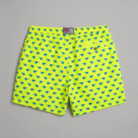 Costume Uomo Fluorescente con Micro Elefantini Blu | MC2 Saint Barth Mc2 Saint Barth