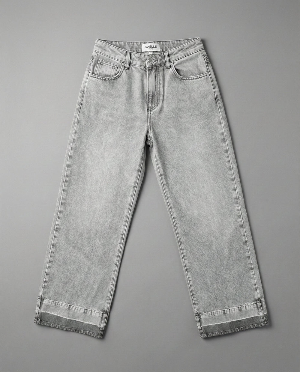 Jeans Denim Donna Baggy Fit Grigio | Gaelle Paris Gaelle Paris