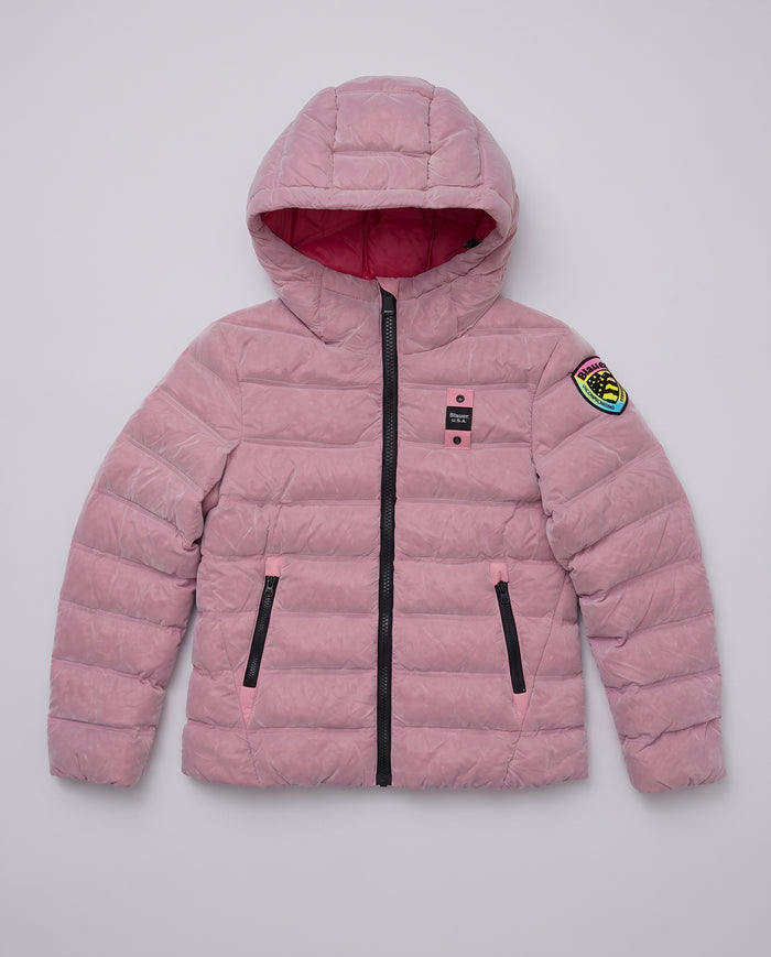 Piumino Blauer Kids rosa da bambina 8 anni – fronte
