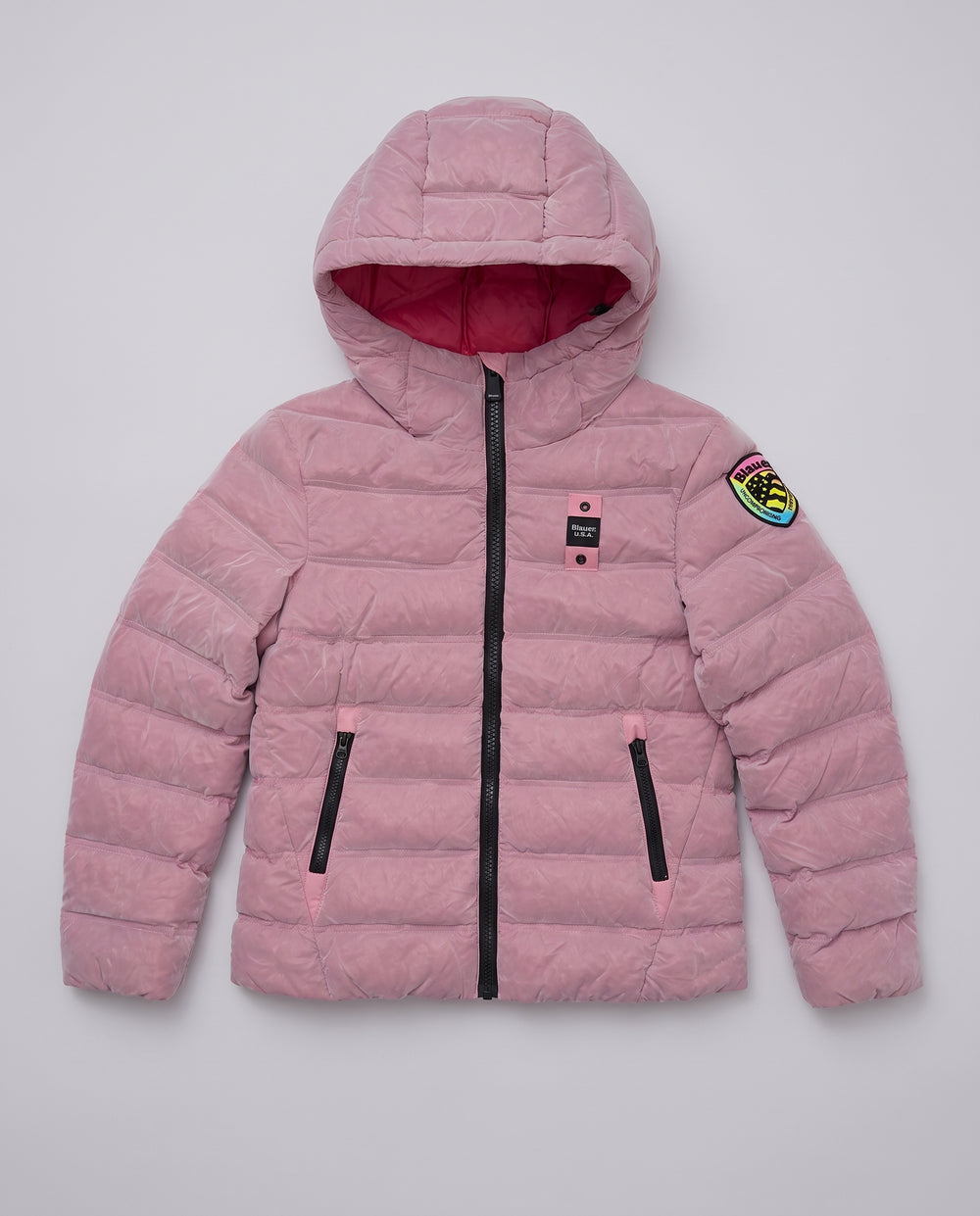 Piumino Blauer Kids rosa da bambina 8 anni – fronte