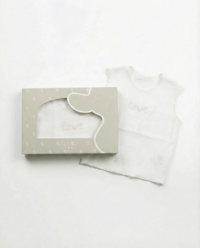 CAMICINA DELLA FORTUNA NEONATA IN SETA LALALU' Lalalu