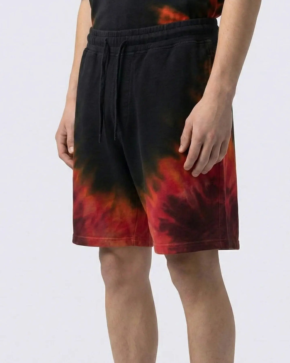 Pantaloncini Dsquared2 | Modello Oversize | Tie Dye | Nero Dsquared2