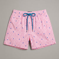 Costume Uomo Rosa con Stampa Palme | Mc2 Saint Barth Mc2 Saint Barth