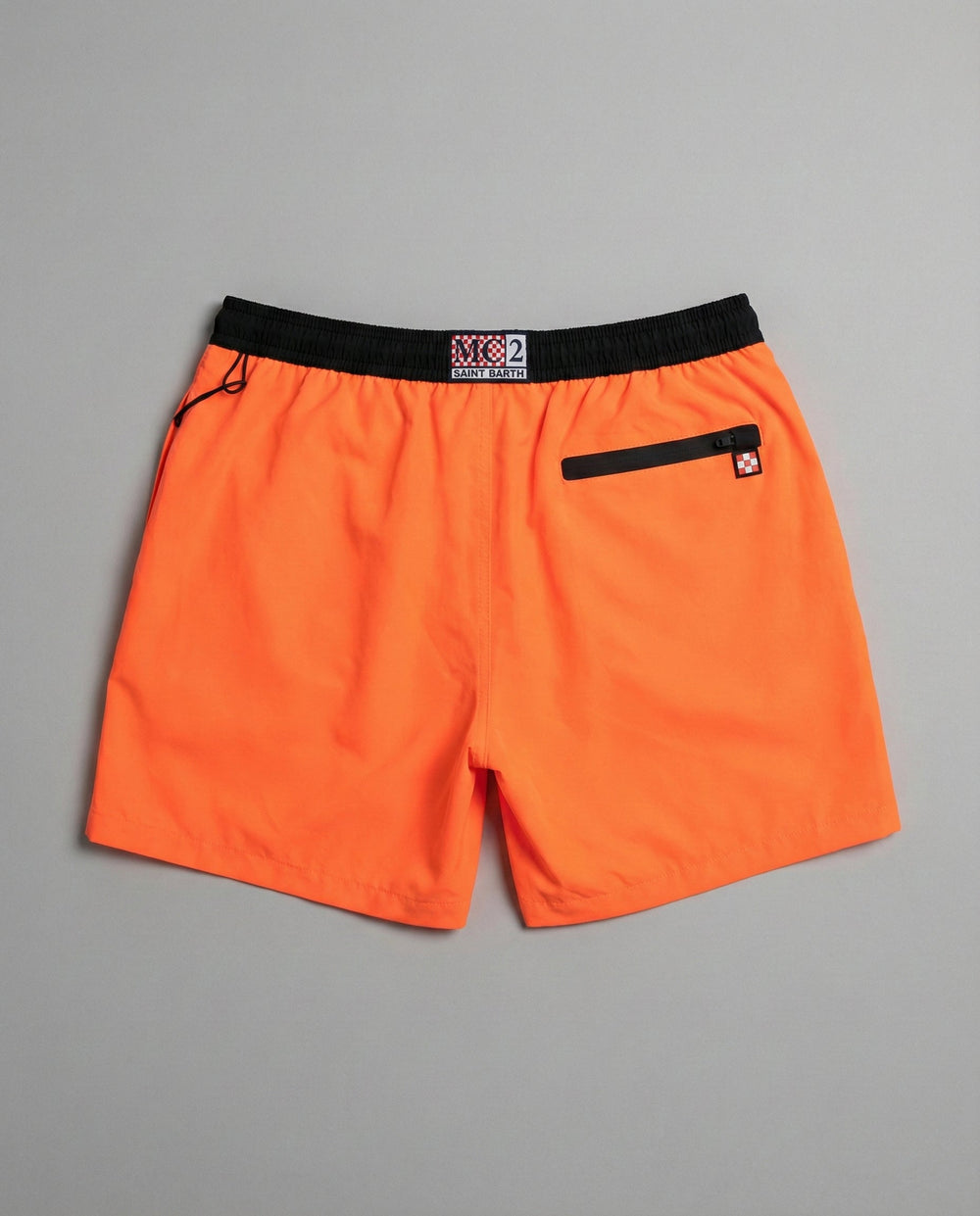 Costume Uomo Mc2 Saint Barth | Zip Arancio Fluo Mc2 Saint Barth