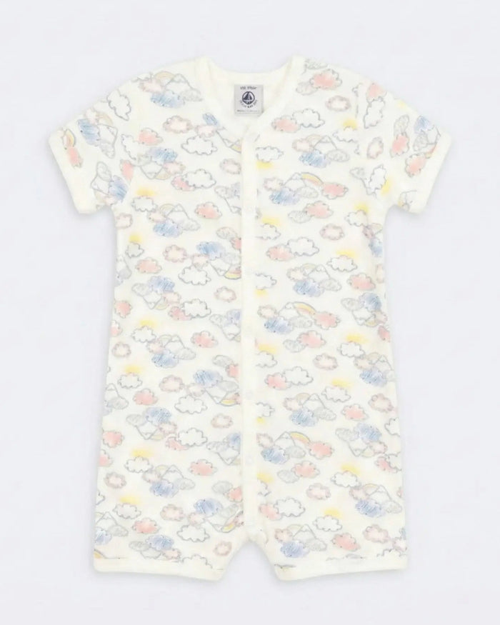 COMPLETO BEBÈ IN COTONE CON STAMPA ARCOBALENO PETIT BATEAU Petit Bateau