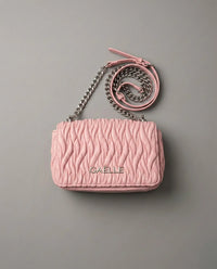 Borsa a Spalla Rosa Trapuntata Gaelle Paris Donna Gaelle Paris