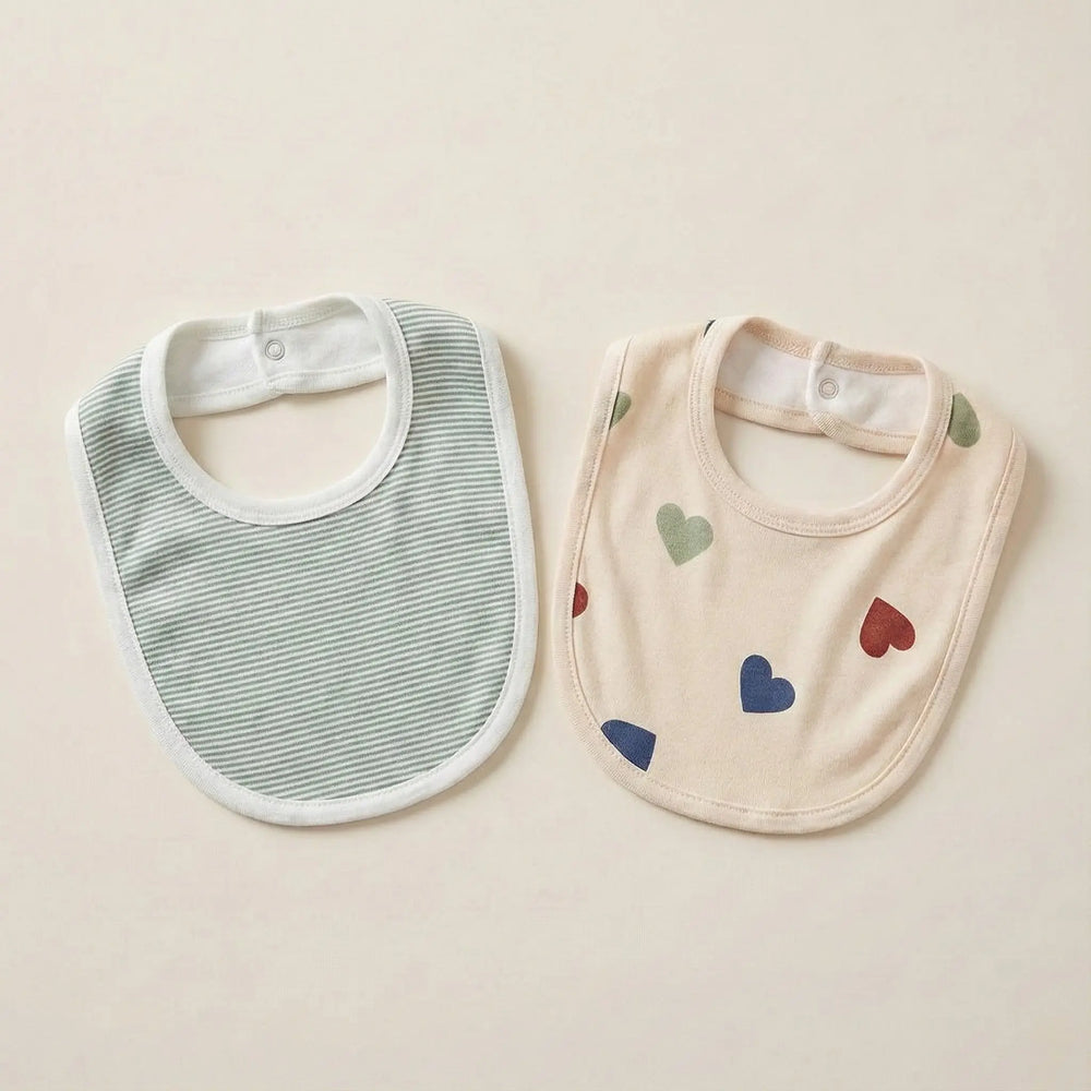 CONFEZIONE DA 2 BAVAGLINI BEBÈ IN COTONE PETIT BATEAU Petit Bateau