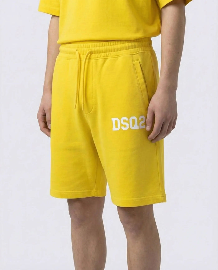 Pantaloncini Dsquared2 | Modello Unisex | Logo DSQ2 | Giallo Dsquared2
