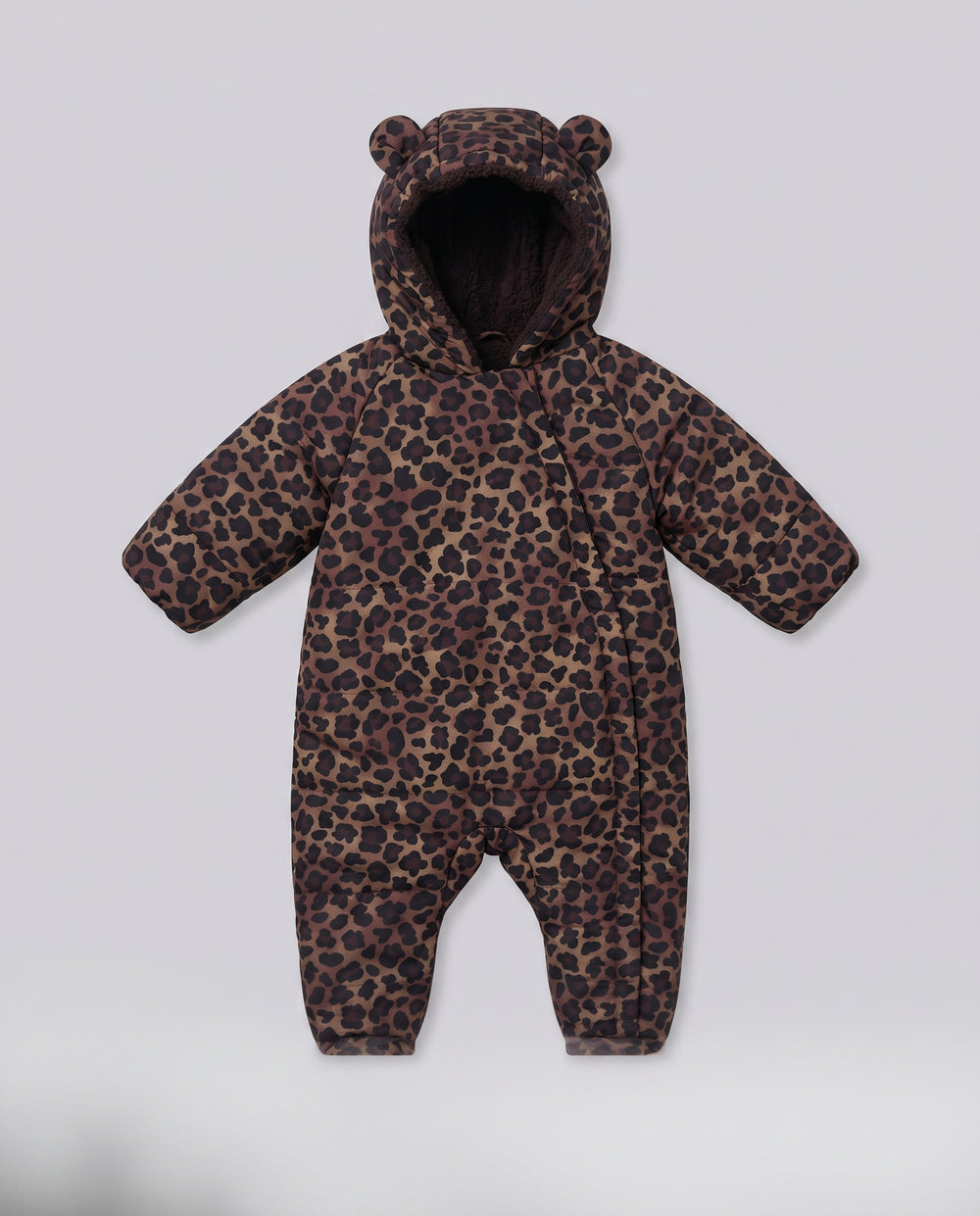 Tutina Imbottita Saint Barth Kids Glace leopardata – fronte