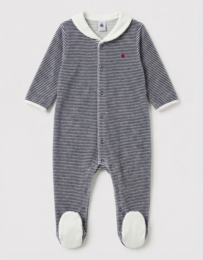BODYJAMA IN COTONE A RIGHE PETIT BATEAU Petit Bateau