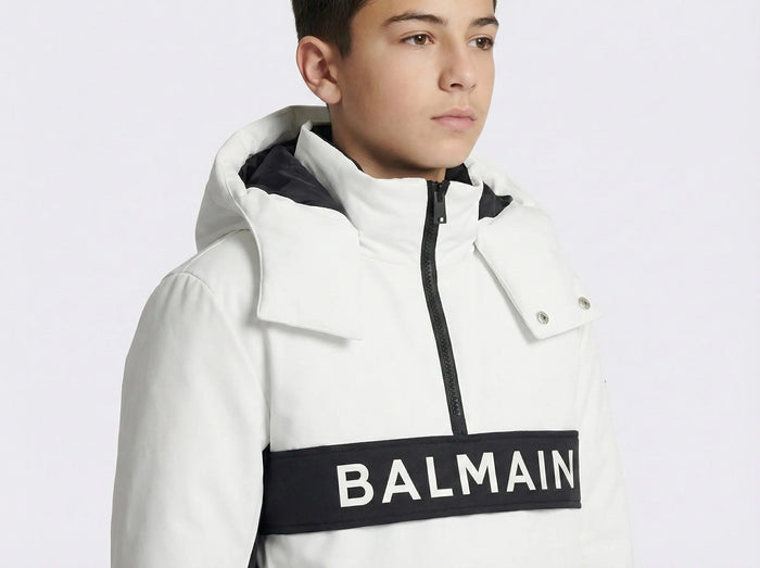 Balmain | Giacca da Sci | Modello Oversize con Logo | Bianco Balmain