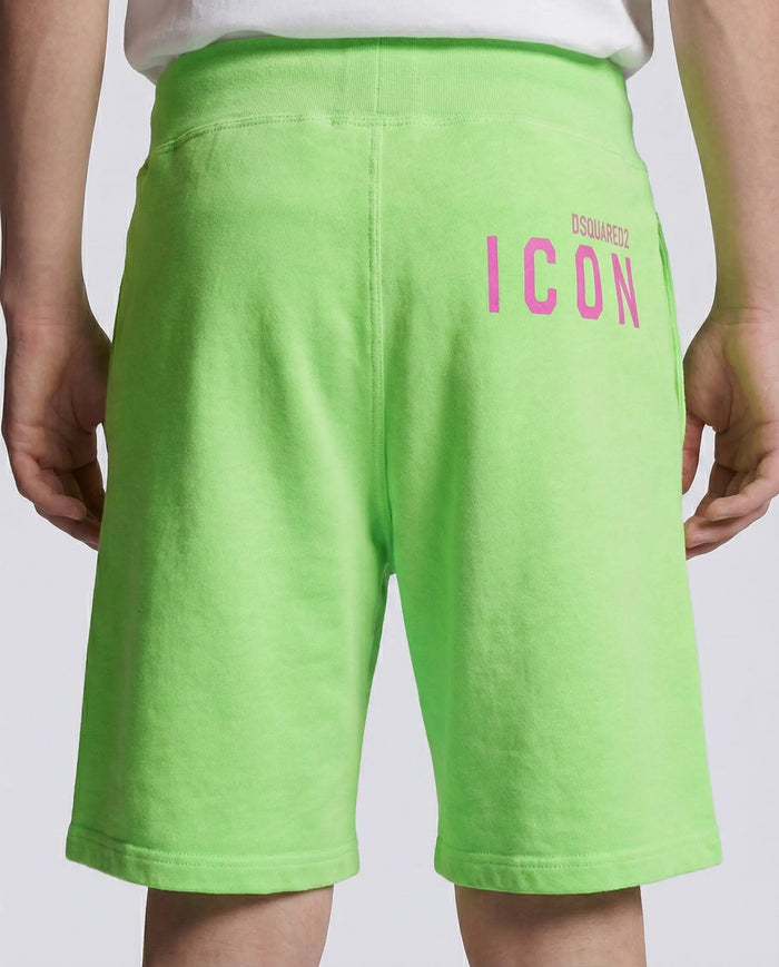 Pantaloncini Dsquared2 | Bermuda Fluo | Logo Icon | Verde Dsquared2
