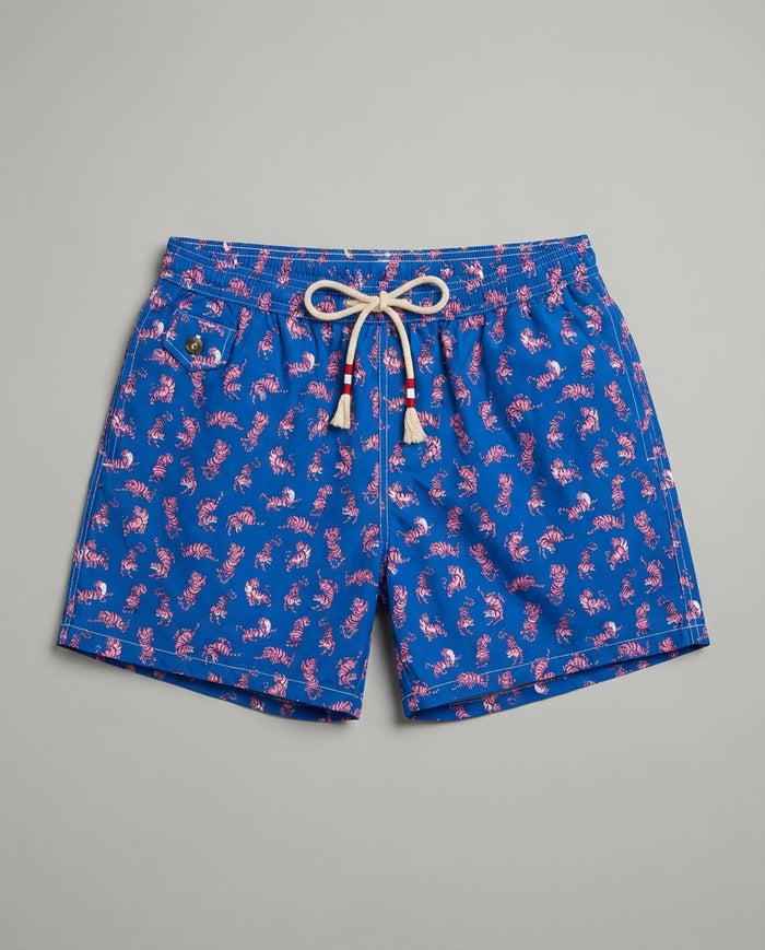 Costume Uomo Mc2 Saint Barth | Stampa Tiger Rosa Mc2 Saint Barth