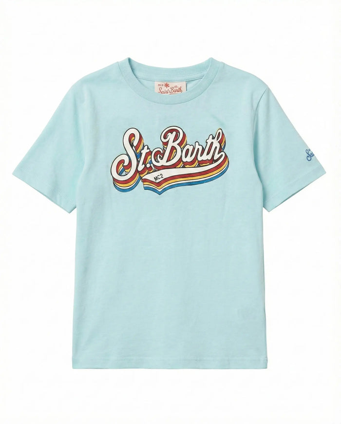 T Shirt Saint Barth Bambino | Logo Frontale | Mc2 Outlet Mc2 Saint Barth