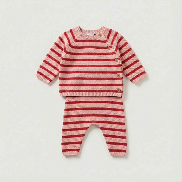 COMPLETO 2 PEZZI BEBÈ IN MAGLIA DI COTONE PETIT BATEAU Petit Bateau