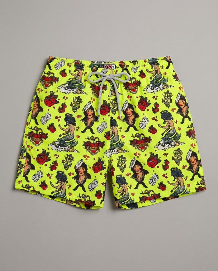 Costume Uomo Mc2 Saint Barth | Old School Tattoo Mc2 Saint Barth