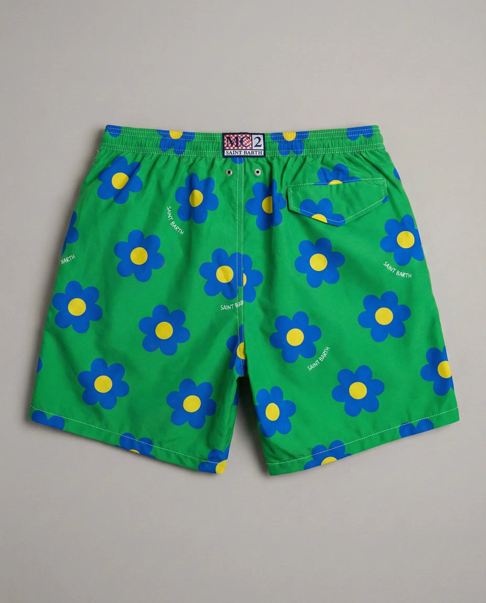 Costume Uomo Lighting 70 Verde MC2 Saint Barth | Stampa Fiori Mc2 Saint Barth