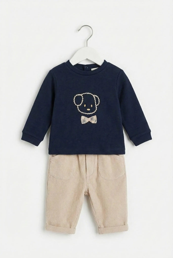 COMPLETO 2 PEZZI NEONATO LALALU' Lalalu