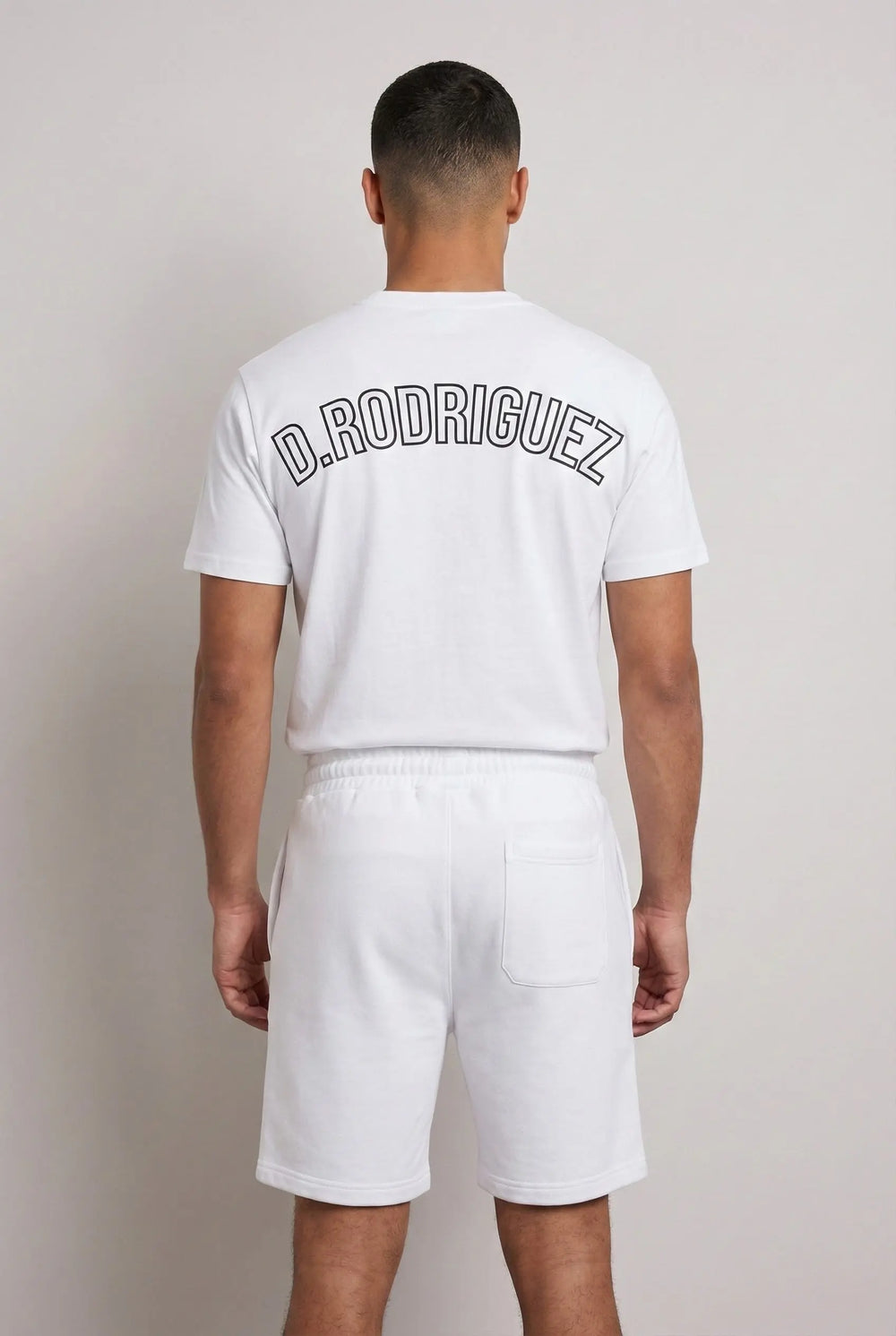 Completo Estivo Diego Rodriguez Uomo | Maglia Reversibile | Bianco Diego Rodriguez