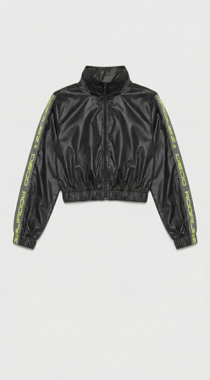 Tuta Diego Rodriguez Donna | Nylon | Banda Logo Verde Fluo Diego Rodriguez