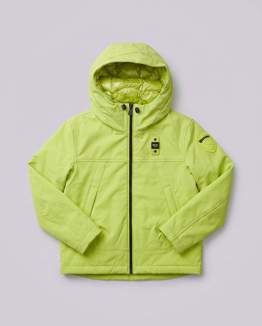 Giubbotto Blauer Kids giallo lime da bambino 8 anni – fronte