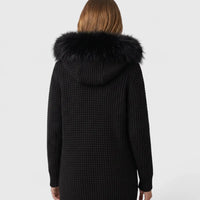 Giacchetto Bark Nero con Pelliccia | Uomo Donna