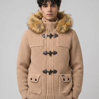 Giacchetto Bark Camel con Pelliccia | Uomo Donna