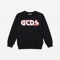 FELPA GCDS BASIC NERO/ROSSO GCDS