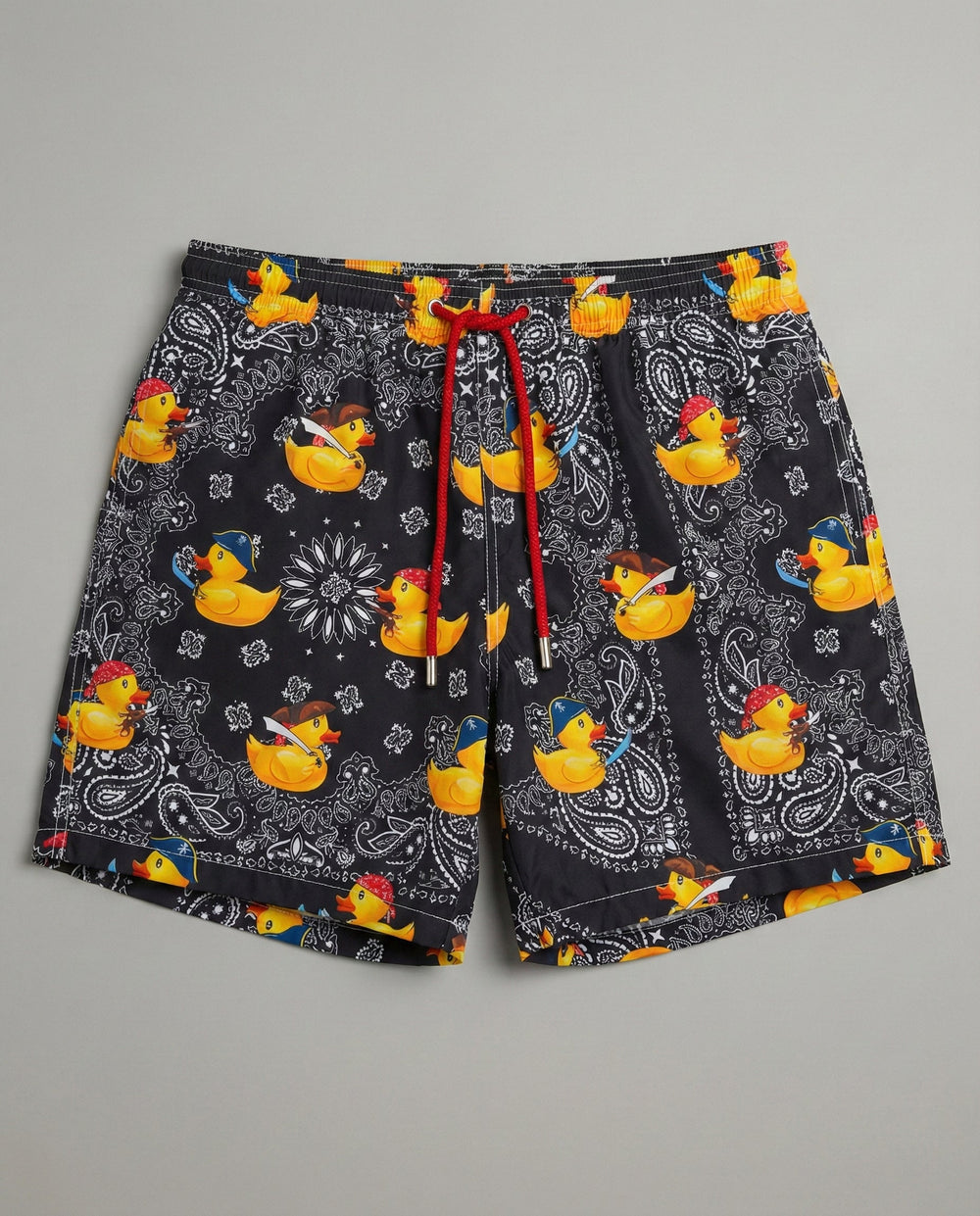 Costume Nero Uomo Mc2 Saint Barth | Stampa Bandana & Paperelle Mc2 Saint Barth