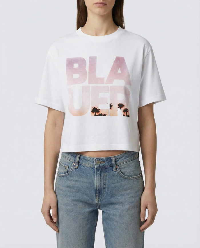 T Shirt Blauer Donna Bianco Blauer