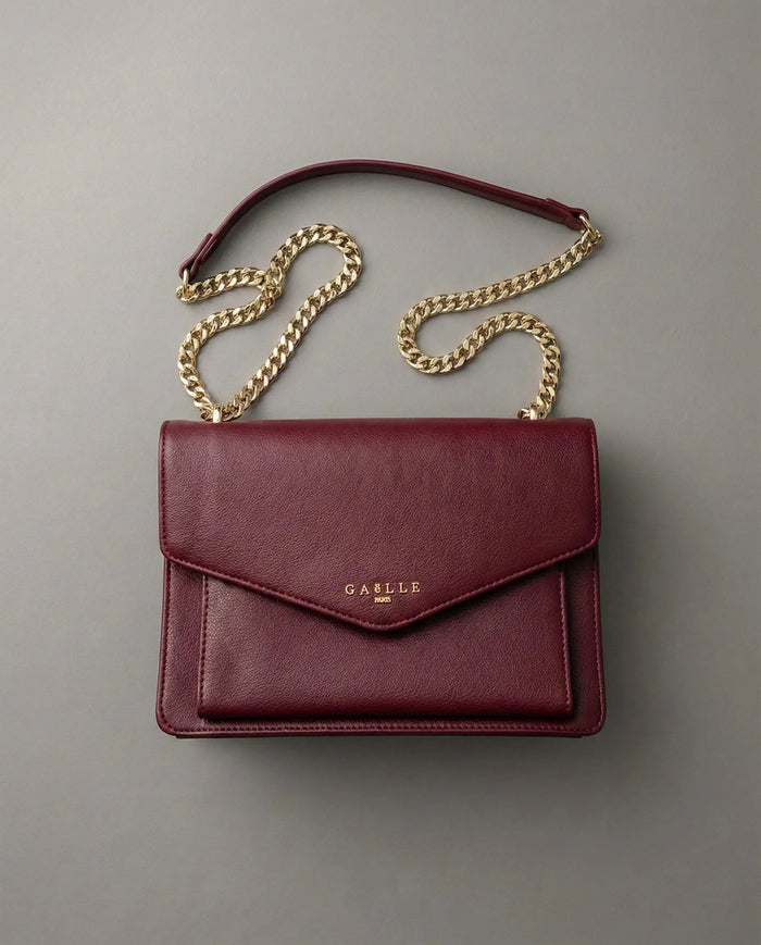 Borsa a Spalla con Logo Oro Gaelle Paris Donna Gaelle Paris