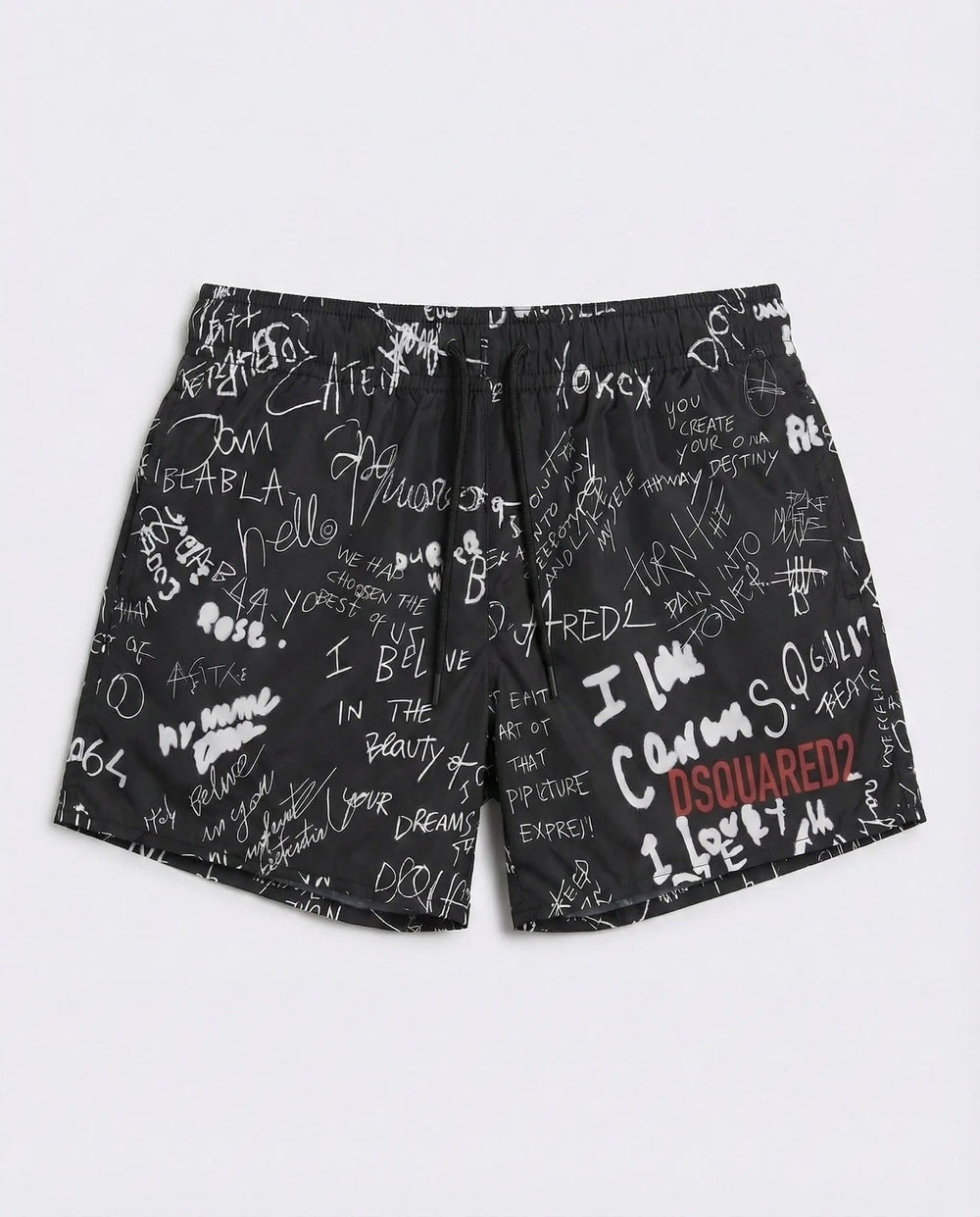 Costume Dsquared2 | Logo Graffiti | Nero Dsquared2