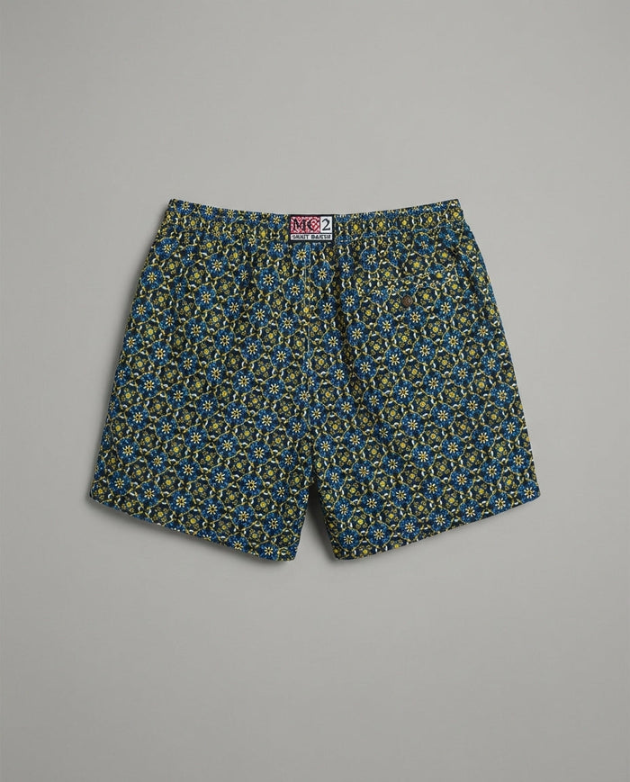 Costume Nero Uomo Mc2 Saint Barth | Stampa Geometrica Mc2 Saint Barth