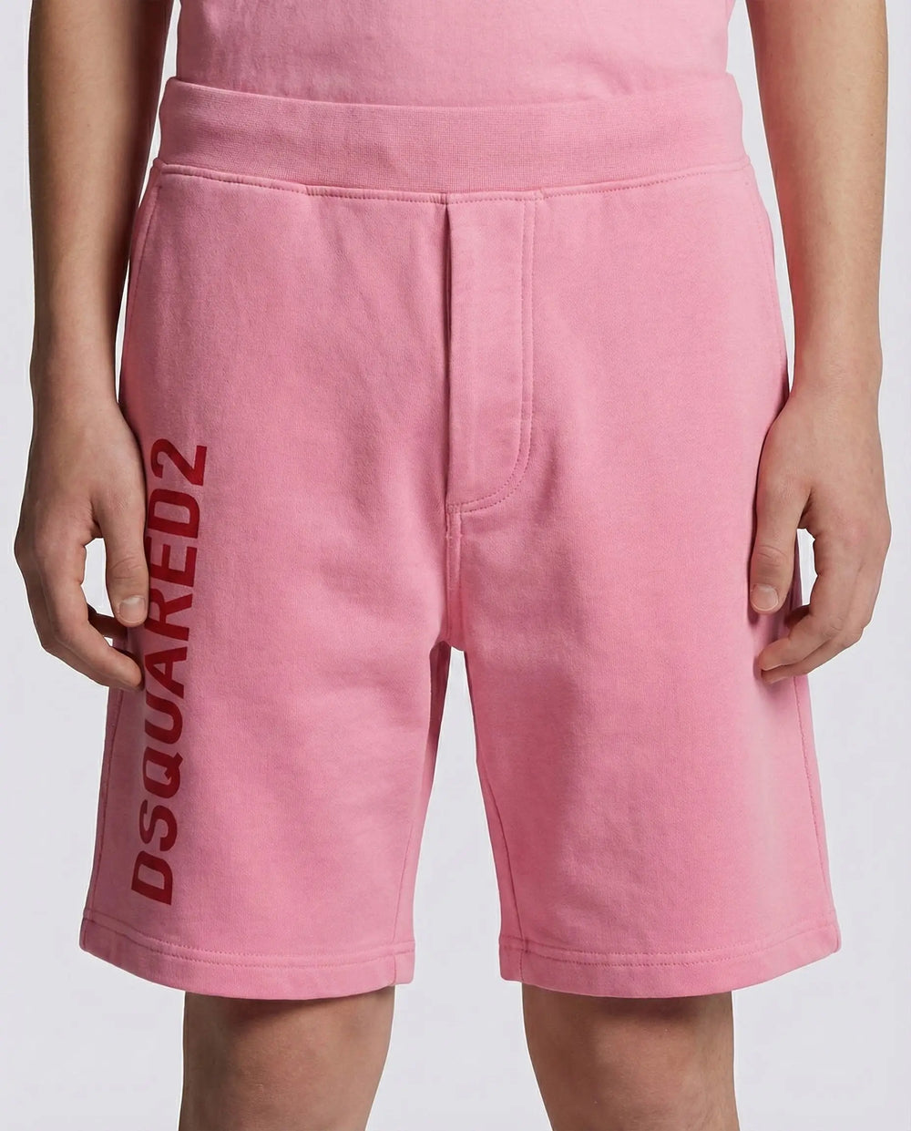 Pantaloncini Dsquared2 | Modello Bermuda con Logo | Eco | Rosa Dsquared2