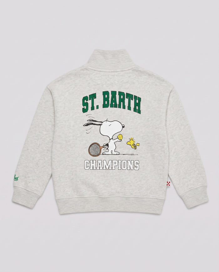Felpa Saint Barth Kids Snoopy Tennis Champ – fronte