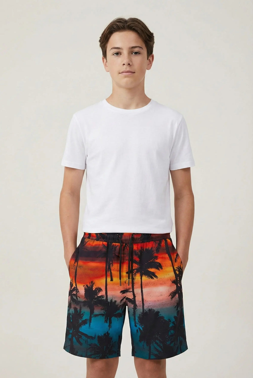 Pantaloncini Msgm | Modello Unisex | Fantasia Palm | Outlet MSGM