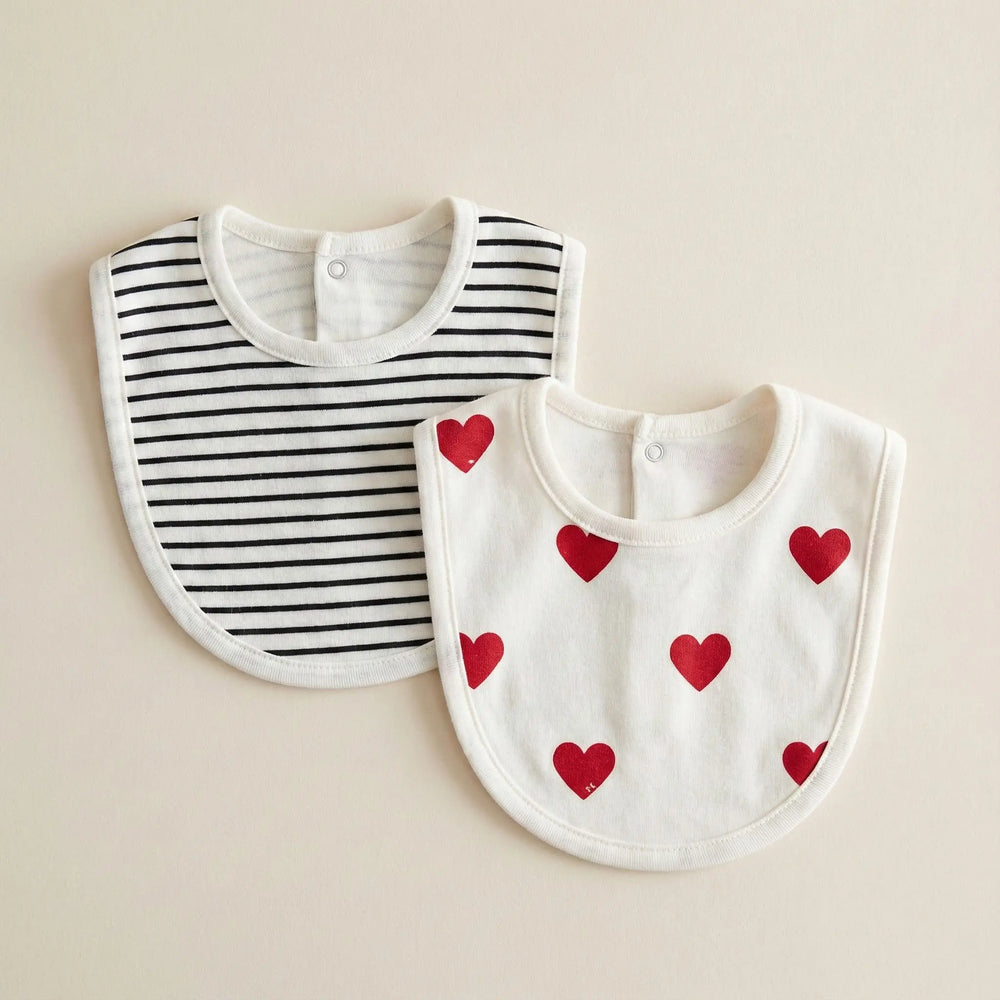 CONFEZIONE DA 2 BAVAGLINI IN COTONE PER NEONATI PETIT BATEAU Petit Bateau