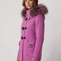 Giacchetto Bark Fucsia con Pelliccia | Uomo Donna