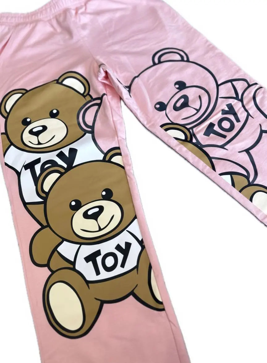 Pantaloni Moschino Kids | Unisex | Logo Orsetti Toy | Rosa Moschino Kids