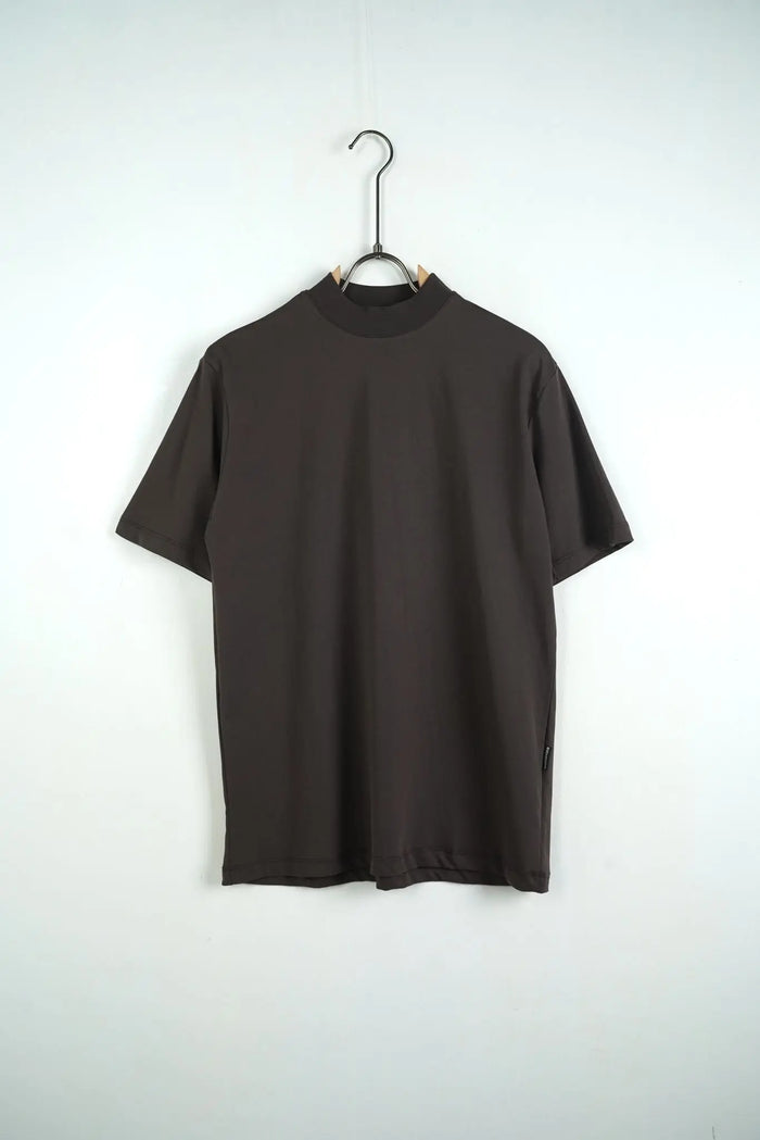 T Shirt Duca Homme Uomo | Collo Medio | Basic | Marrone Scuro Duca Homme