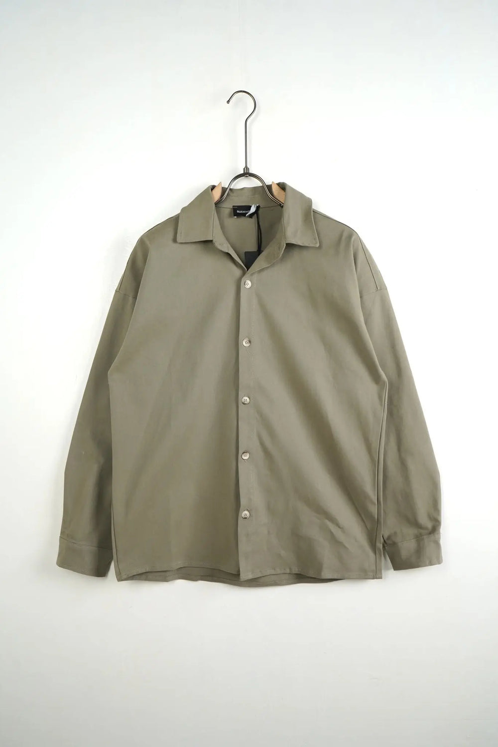 Camicia Duca Homme Uomo | Oversize | Cotone Liscio | Verde Oliva Duca Homme