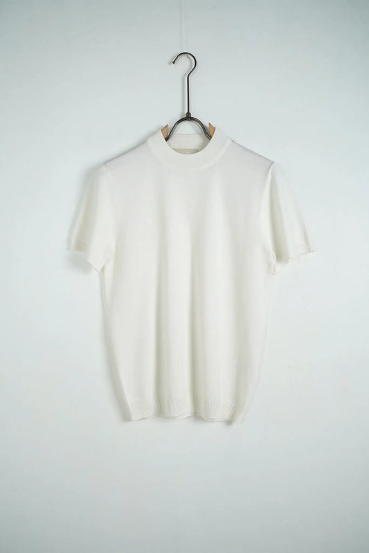 T Shirt Duca Homme Uomo | Maglia Elegante | Collo Medio | Bianco Duca Homme