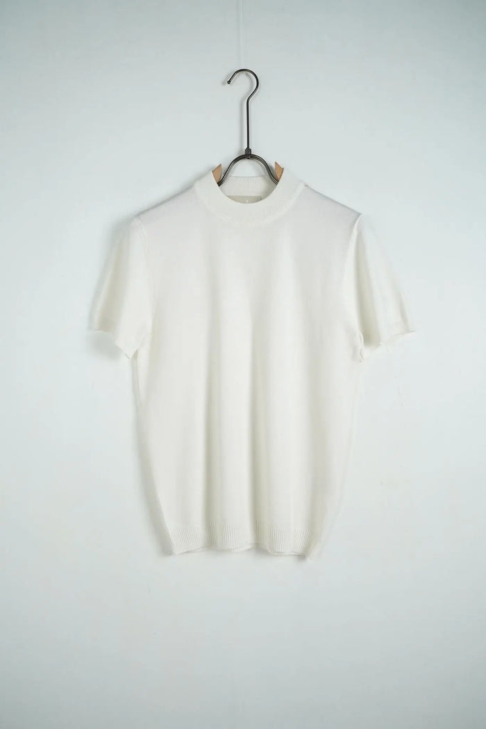 T Shirt Duca Homme Uomo | Maglia Elegante | Collo Medio | Bianco Duca Homme