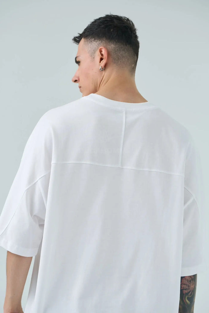 T Shirt Duca Homme Uomo | Maxi Oversize | Bianco Duca Homme