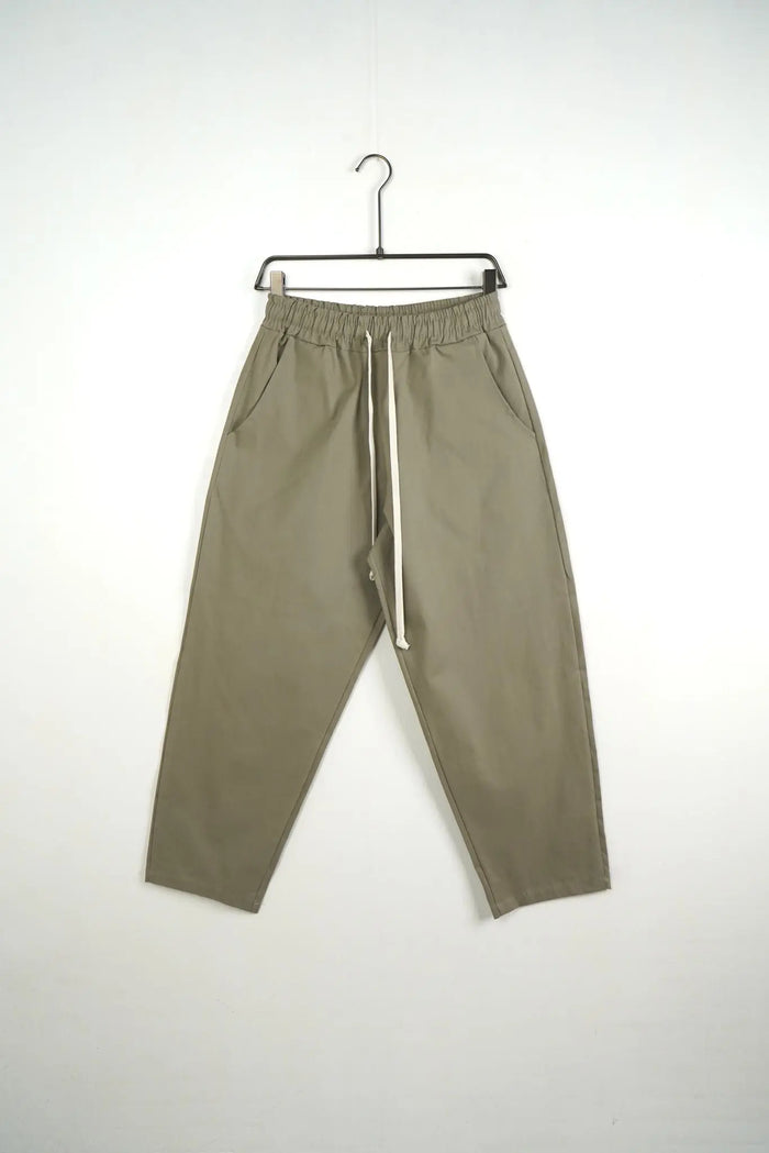 Pantalaccio Duca Homme Uomo | Elegante | Elastico in Vita | Verde Oliva Duca Homme